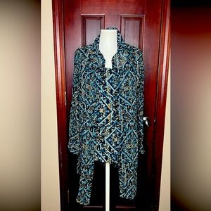 Chicos 2 piece tank and blouse tunic